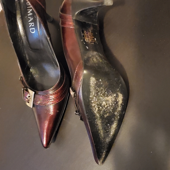 SIMARD Lumusi Wine Color Pointed Toe Heel IT 37 B / US 6.5 - Picture 4 of 7